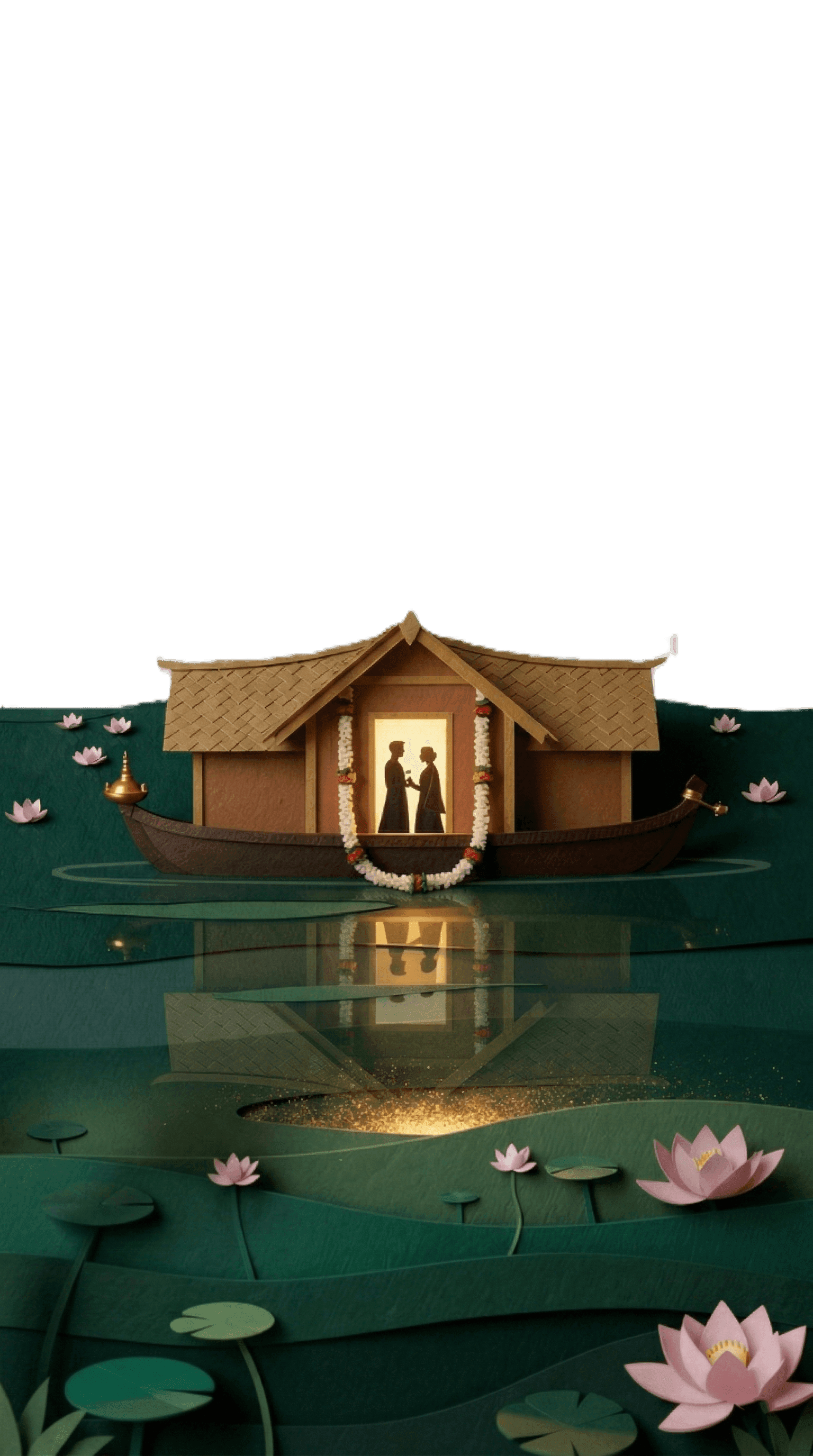 Kerala kettuvallam houseboat